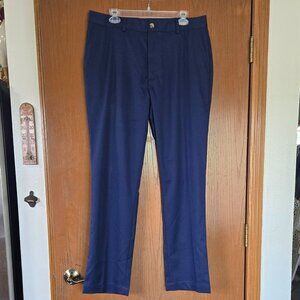 Vineyard‎ Vines Performance Links Pants Mens 35 X 32- Navy Blue- 100% Polyester